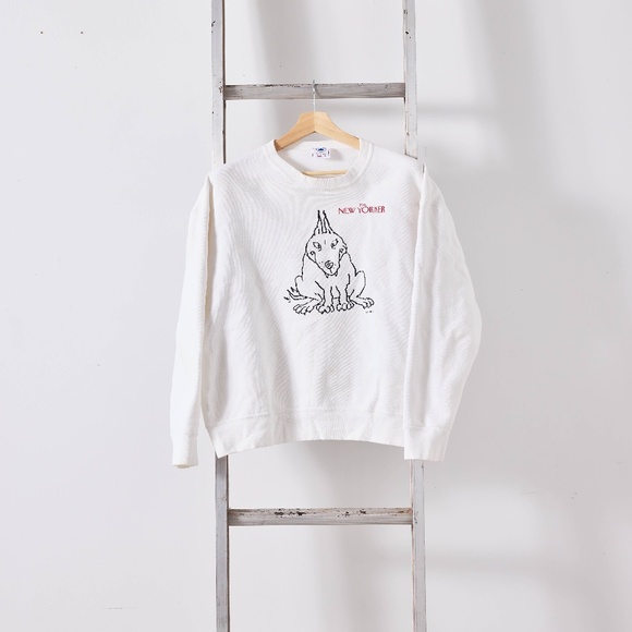 Vintage The New Yorker dog logo sweatshirt XL